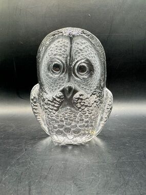Kosta Boda Crystal Owl by Mats Jonasson